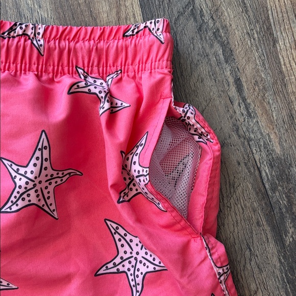 Inbox Pink Starfish Swim Trunks Large New With Tags - Picture 7 of 7